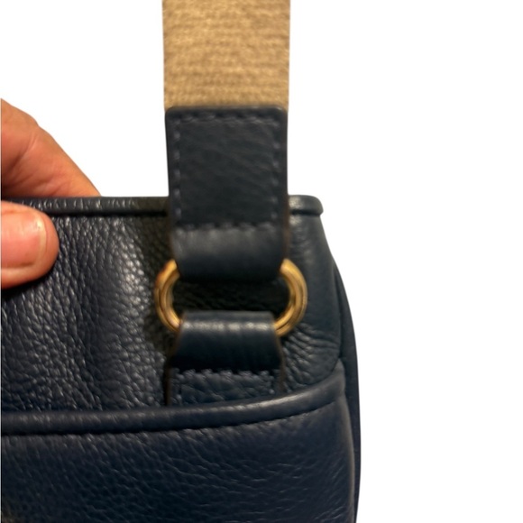 Michael Kors navy blue and Tan Crossbody Bag - Picture 4 of 10